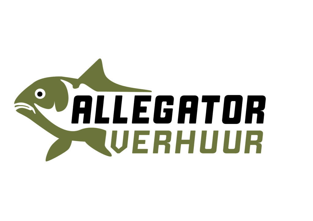 allegator logo karpervisser verhuur