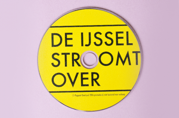 cd ontwerp de IJssel stroom over